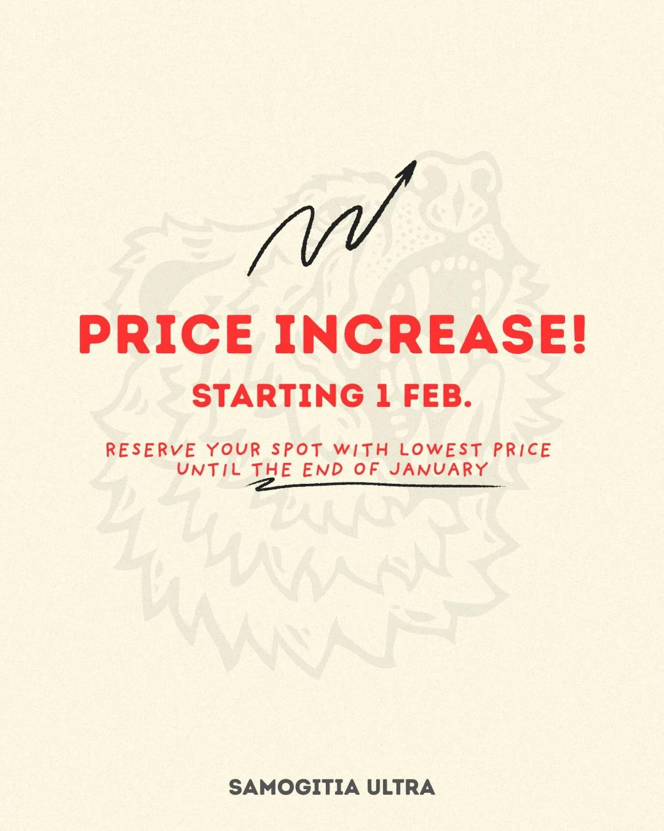 Price increase is approaching! Register today and lock in the cheapest price. 🔒

🇱🇹➡️ Registracijos kaina kyla nuo vasario 1.

🏁 Race date: 2026-06-06
📍 Germanto ežero tiltas, Tel&scaron;ē, Lithuania.

#SamogitiaUltra #LastManStanding #BackyardU