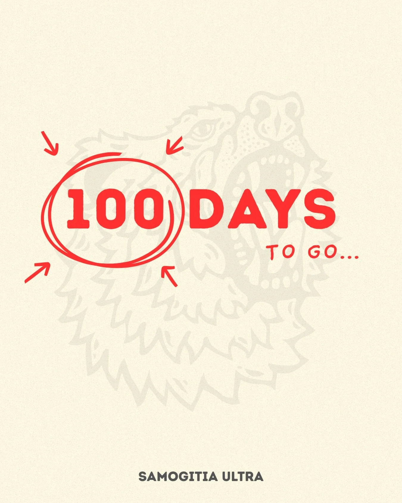 🤘100 days remaining!🔥 How&rsquo;s your training? 👀

🏁 Race date: 2026-06-06
📍 Germanto ežero tiltas, Tel&scaron;ē, Lithuania.

#SamogitiaUltra #LastManStanding #BackyardUltra