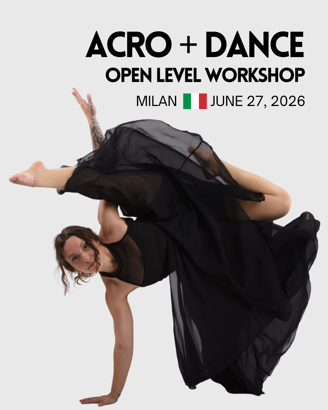 Milan - Acro Dance Workshop (Open Level)