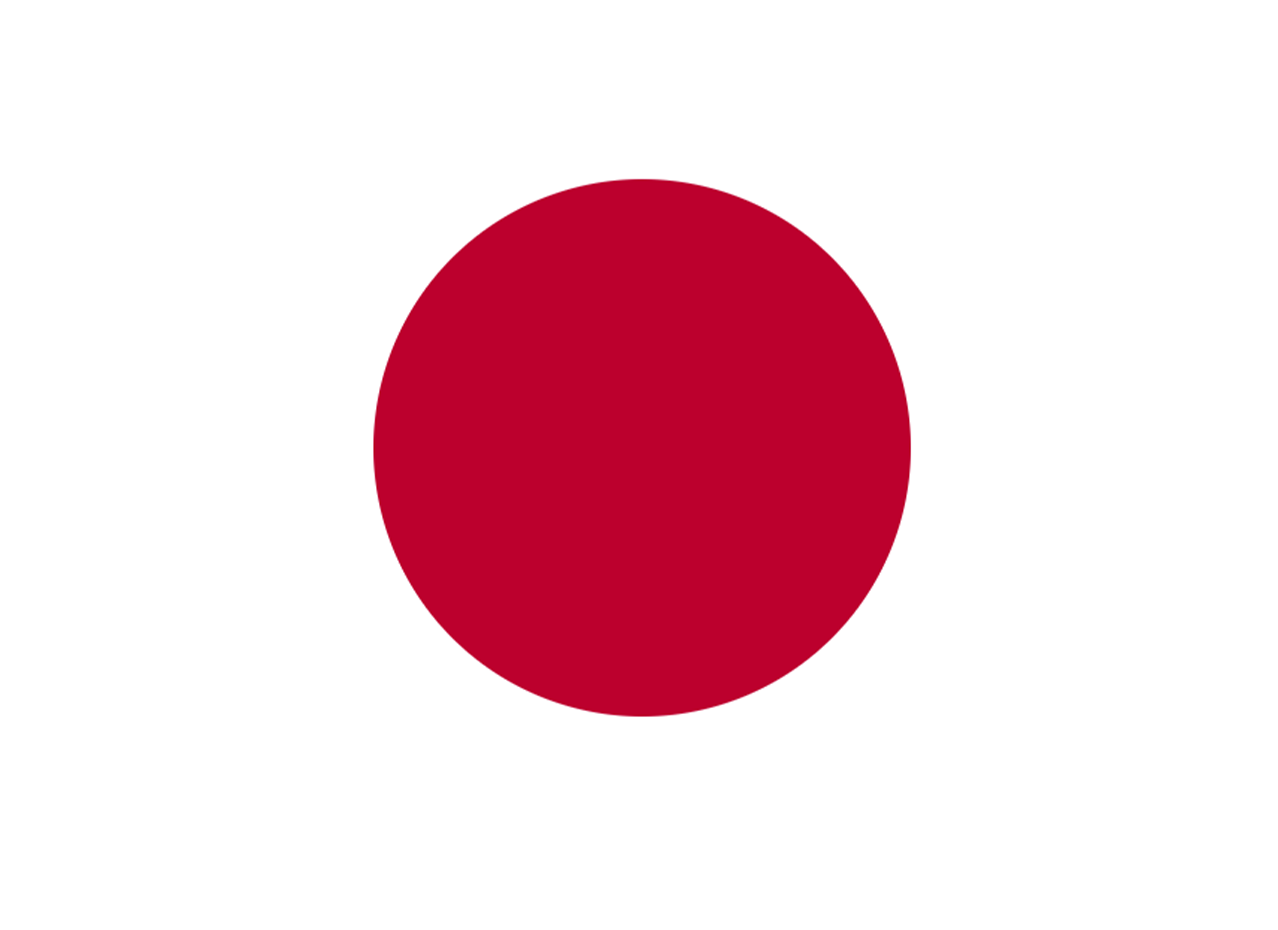 The flag of Japan
