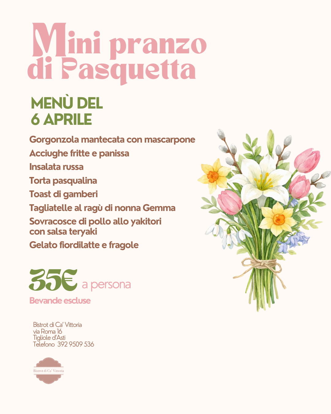Pasquetta al Bistrot: il piacere della convivialità