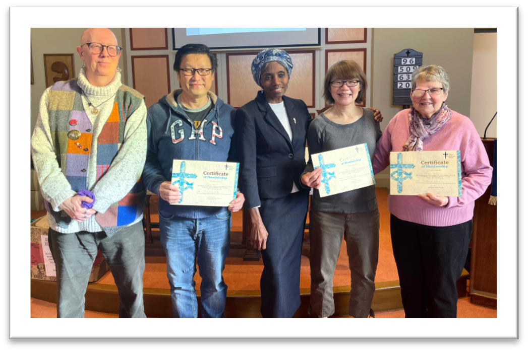 New members of Trinity URC, Lancaster&nbsp;