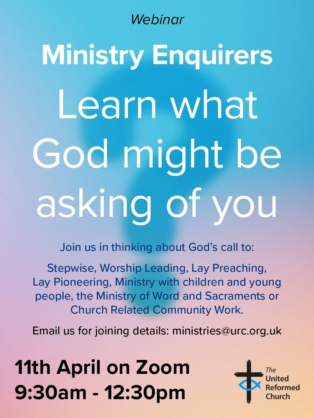 Ministry Enquirers Webinar