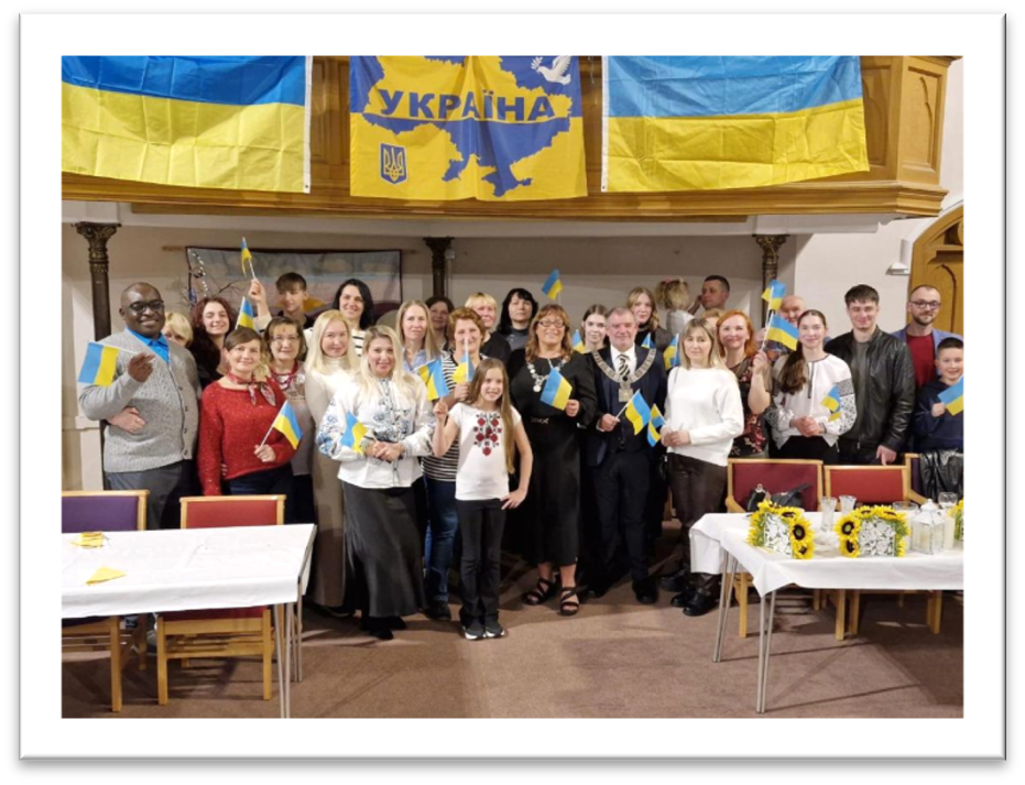 Clitheroe URC Hosts Ukrainian Community for Solemn Anniversary Gathering&nbsp;