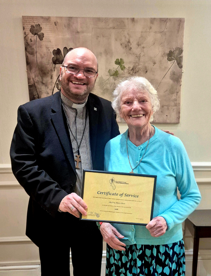 Certificate Presentation for Revd Audrey Boon&nbsp;
