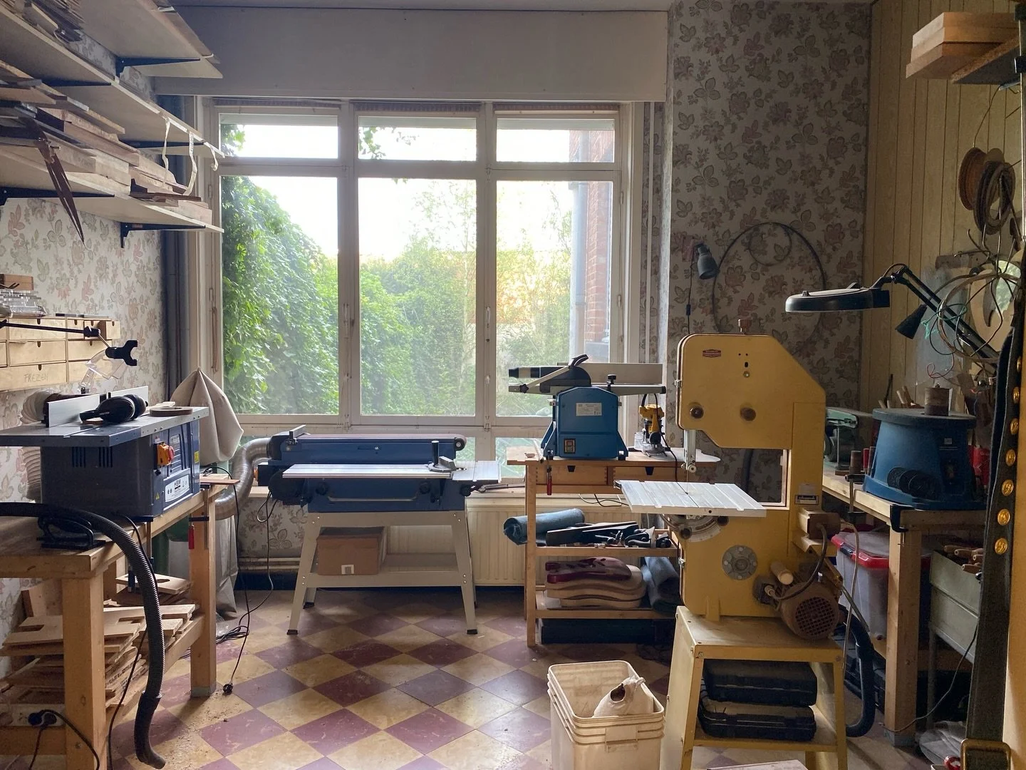 This is what my semi cleaned up workshop looks like.  It&rsquo;s been like this for a couple of months now, so I have been doing a great job keeping it that way. 💪🏻. It has not always been that way 😅