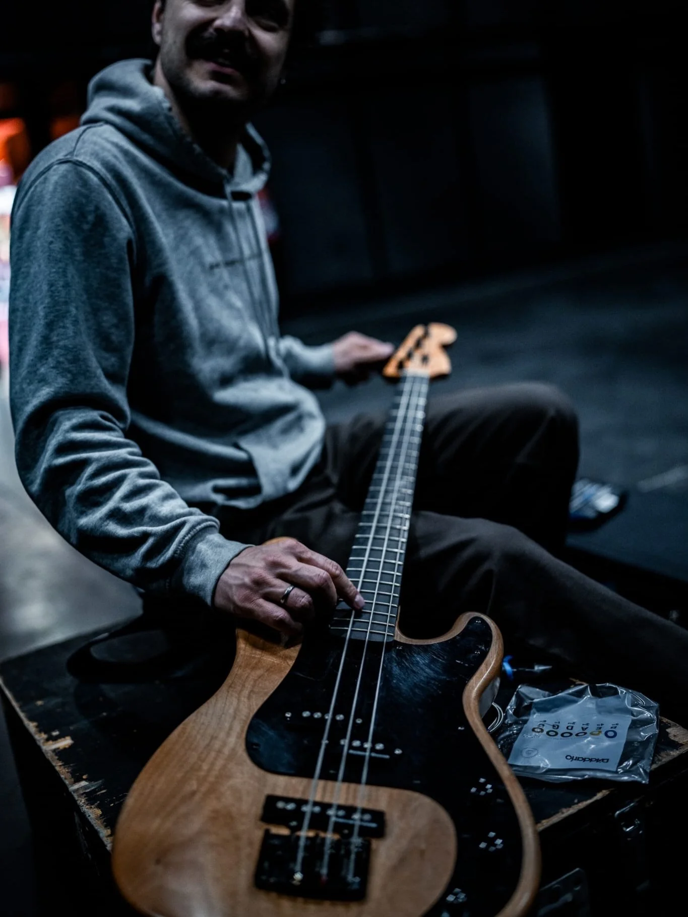 This is Thomas.  Thomas plays in an amazing band @psychonautband  Thomas plays a lot of shows.  Thomas knows what he wants&hellip; Thomas wants his Rammeloo bass.  Be more like Thomas.  Play a Rammeloo bass.  Pics by @christophe_brysse