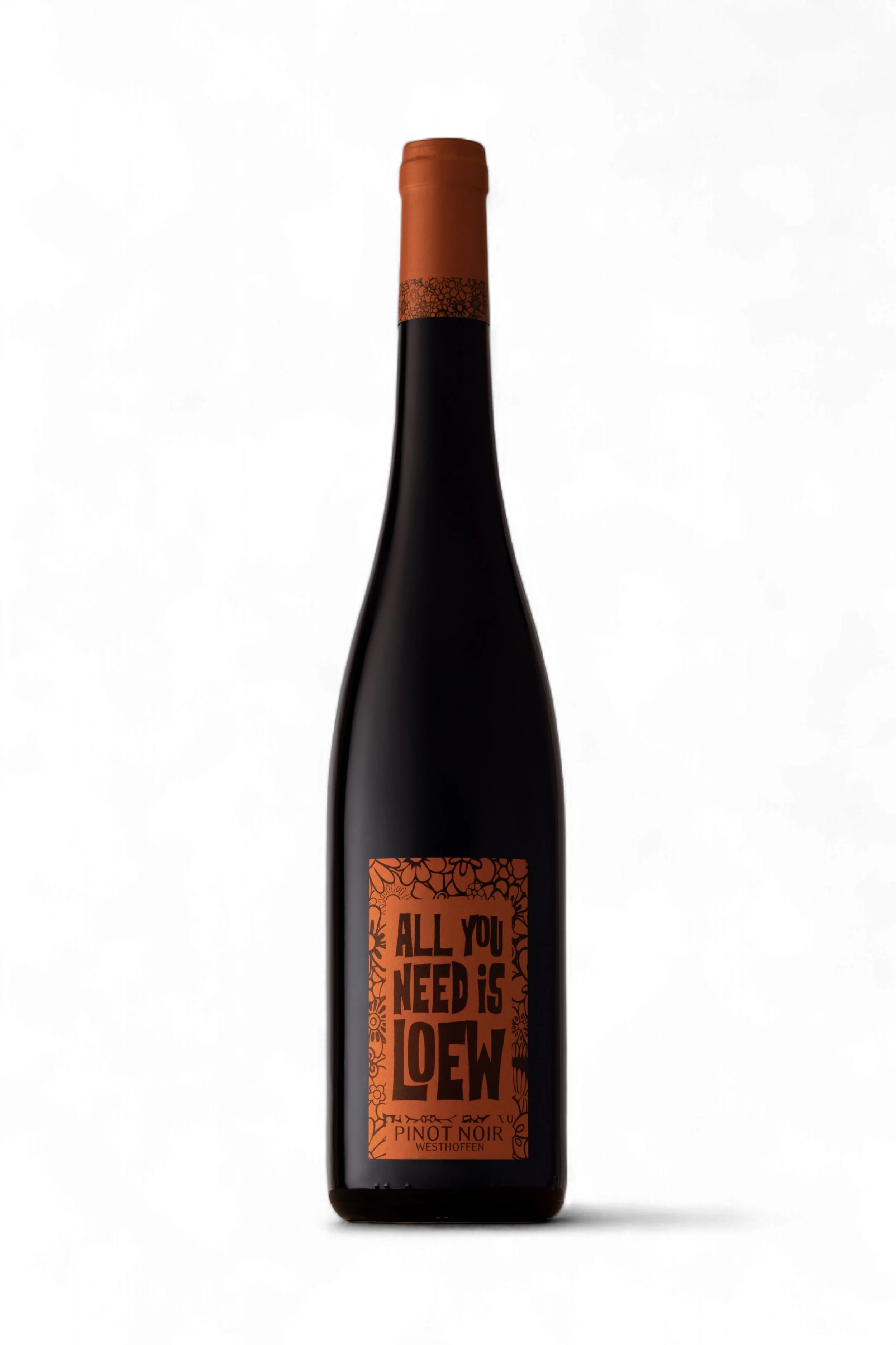 packshot produit bouteille de vin Domaine Loew