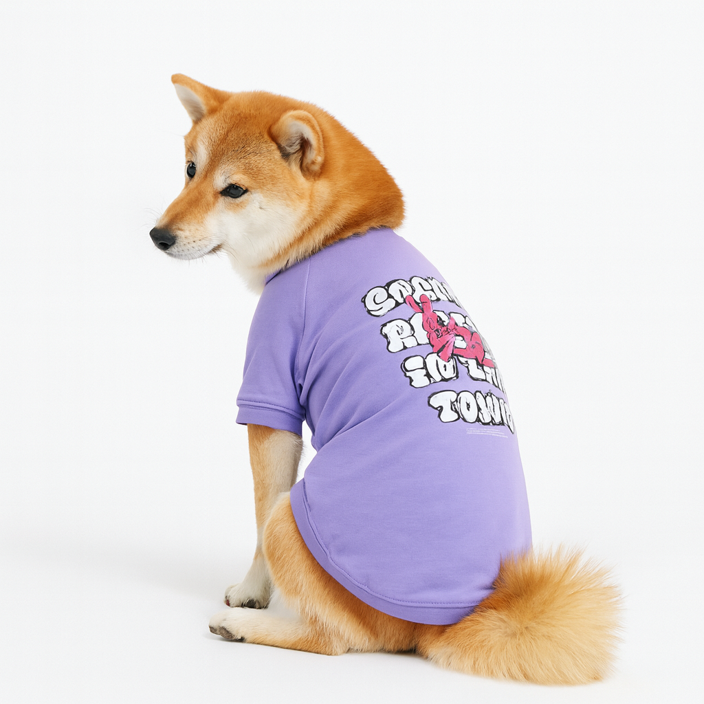 "SECOND RABBIT" PRINTED PETS CREW