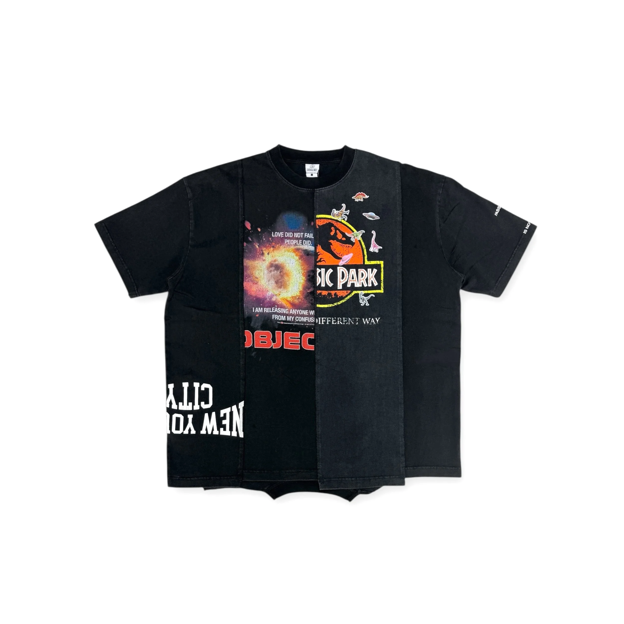 "DINOSAUR PARK " RECONTRUCTED WASHED SHIRT