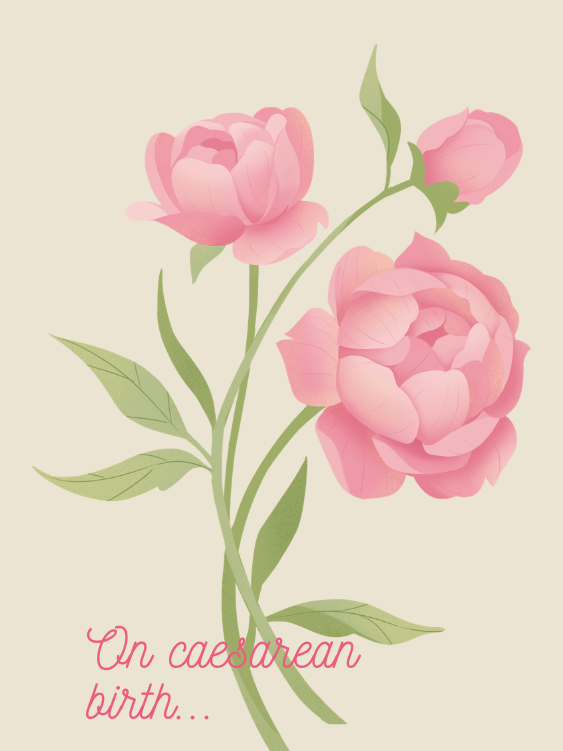 Caesarean Digital Affirmation Cards