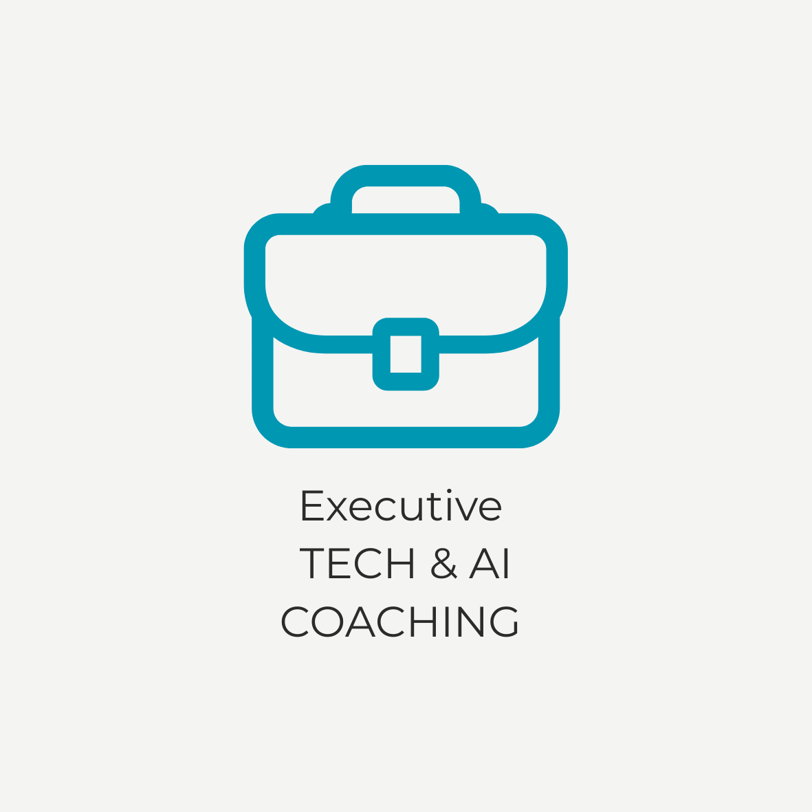 Executive working with a coach to build confidence with digital marketing and AI in a professional office setting.