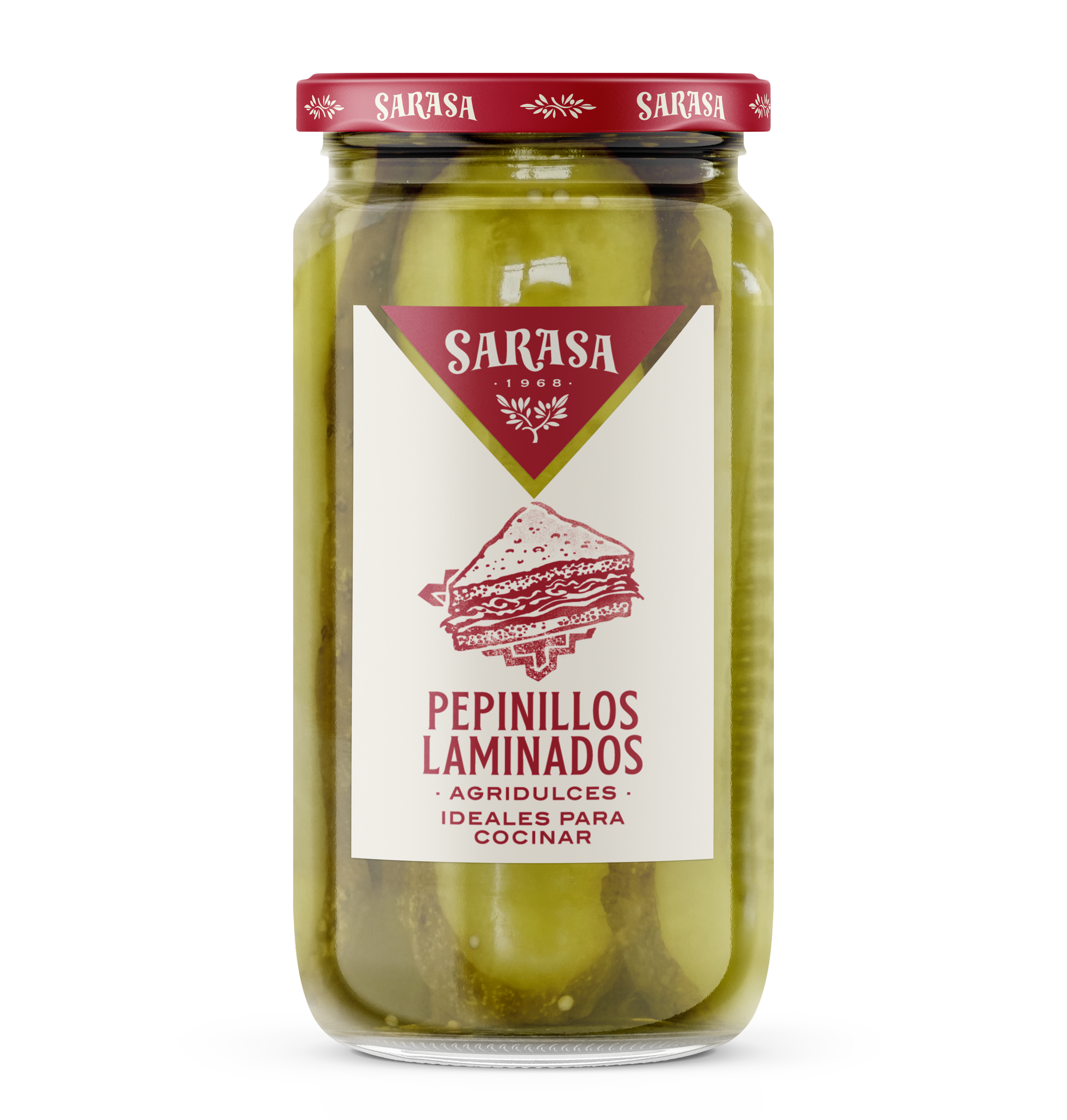 Pepinillos en rodajas 190/360 g