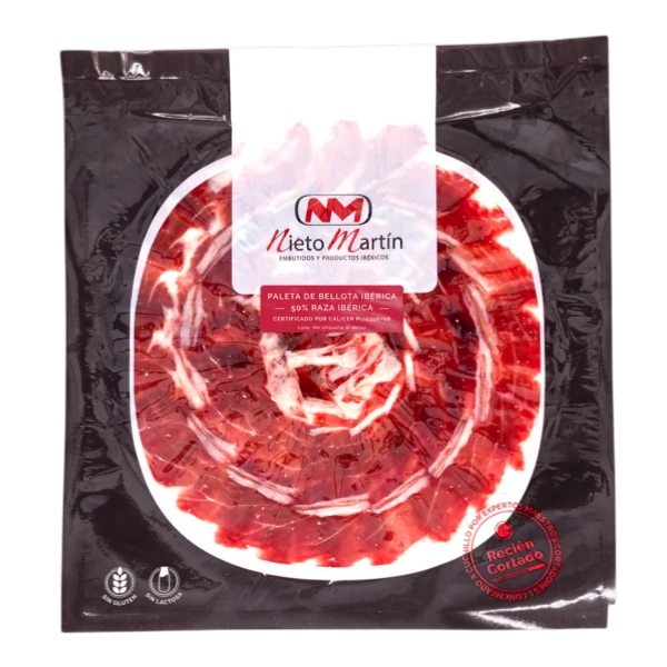 Paleta de Bellota; 50% ibérico; 80 g; cortada a mano (10.22 € / 19.98 лв.)