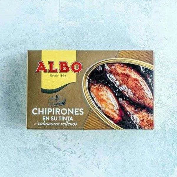 Calamares rellenos en su tinta; 112 g