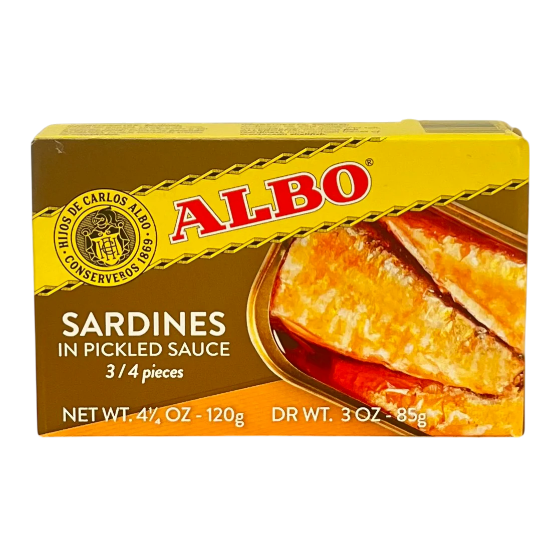 Sardines in Pickled Sauce; 120 g  (2.3 € / 4.49 лв.)
