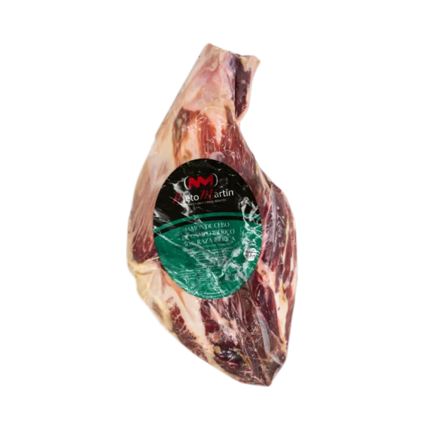 Jamón de cebo de campo; 50% ibérico; sin hueso y sin piel (6.65 € / 13.00 лв. per 100 g)
