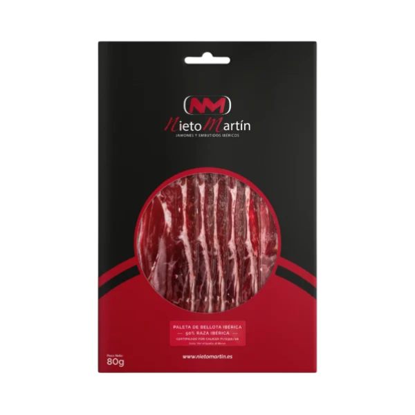 PALETA de Bellota; 50 IBERICO; 80 gr; Sliced (6,99 € / 13,68 лв.)