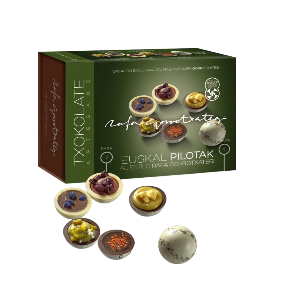 Bombones “Euskal Pilotak” (pelota vasca) 60 g (12.78 € / 24.99 лв.)