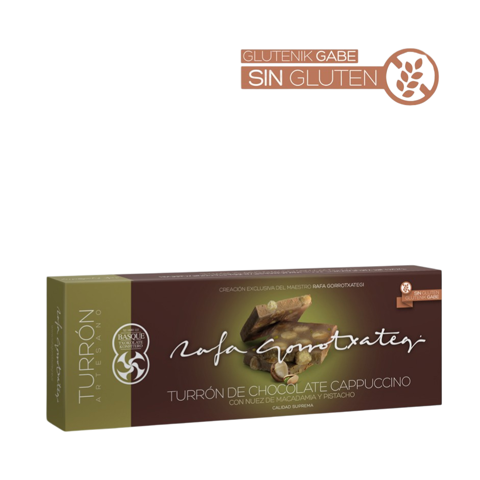 Nougat Chocolate Cappuccino with macadamia nut and pistachio  (20.45 € / 39.99 лв.)