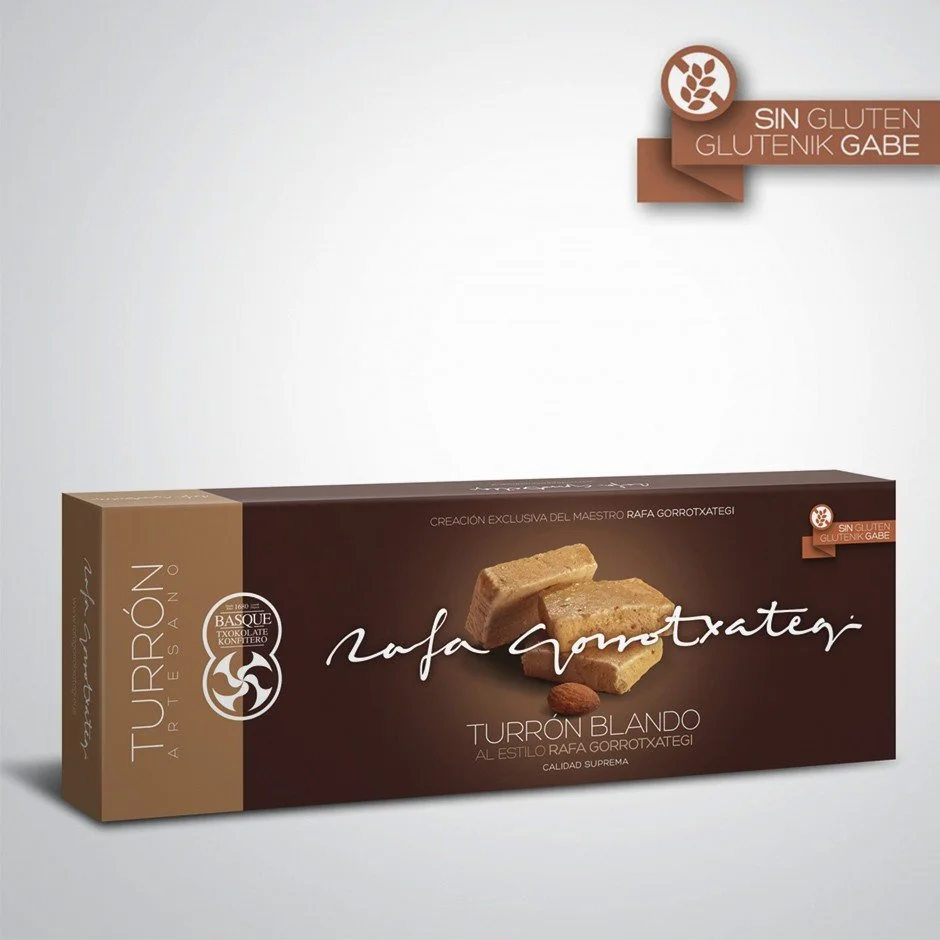 Creamy soft nougat with Marcona almonds