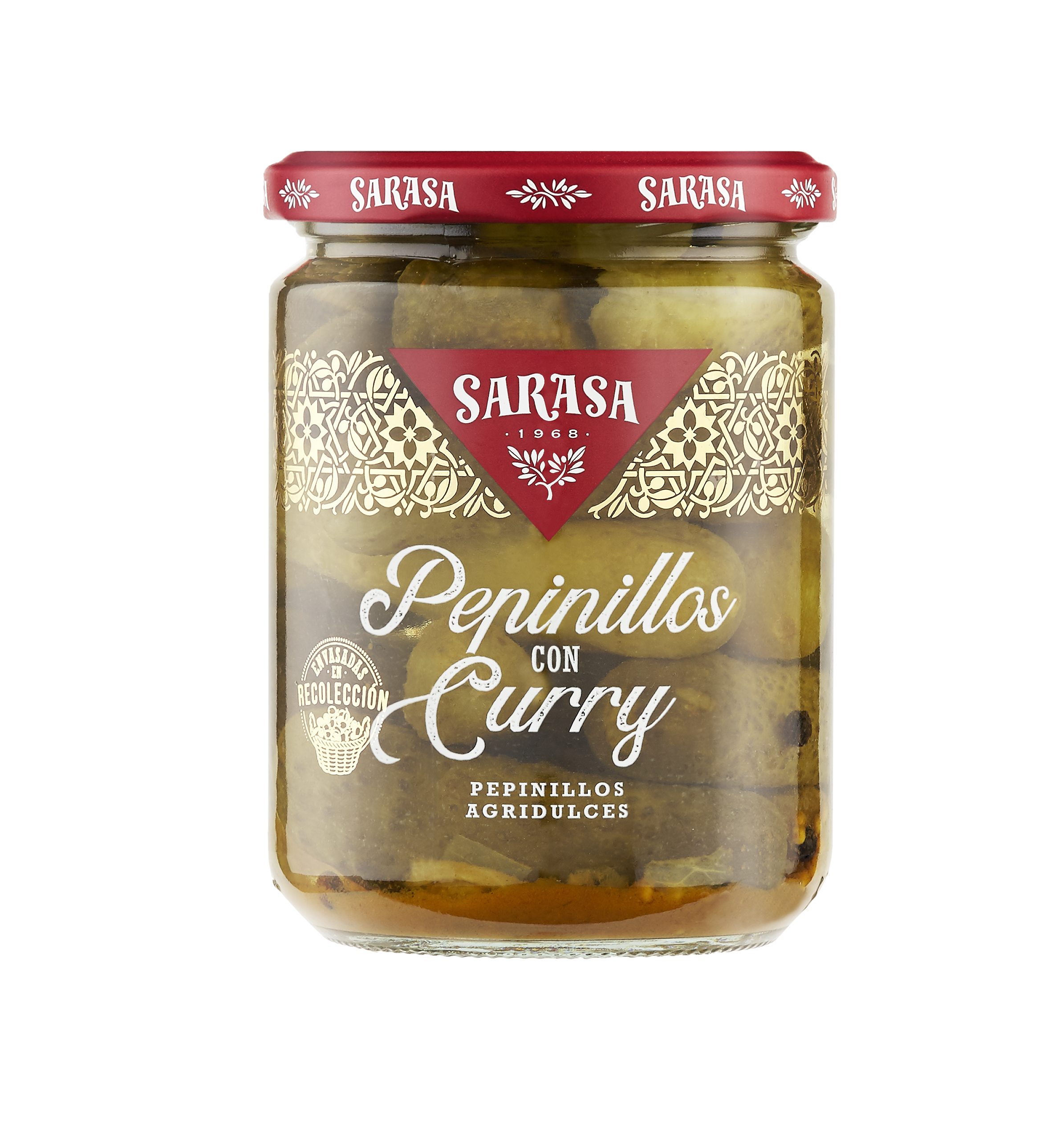 Pepinillos agridulces con curry 190/400 g