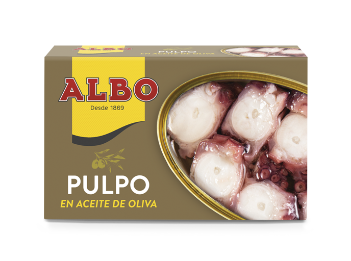 Pulpo en aceite de oliva; 116 g