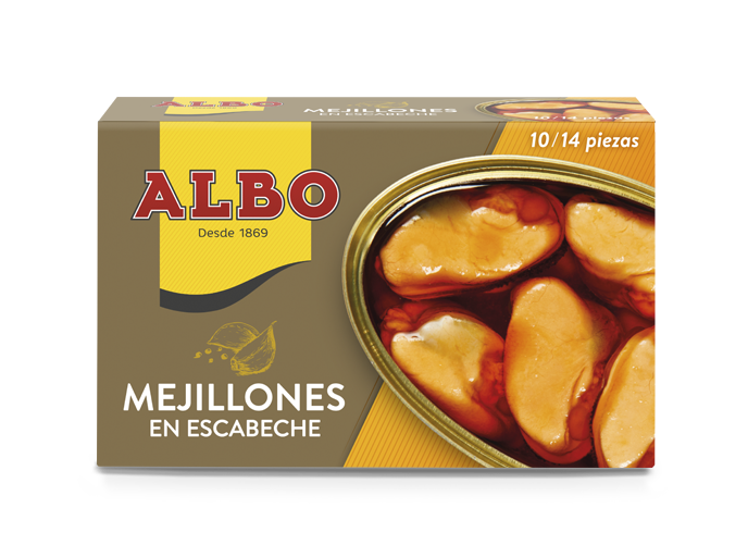 Mejillones en salsa; 115 g