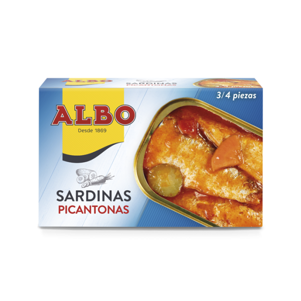 Sardinas en salsa picante; 120 g