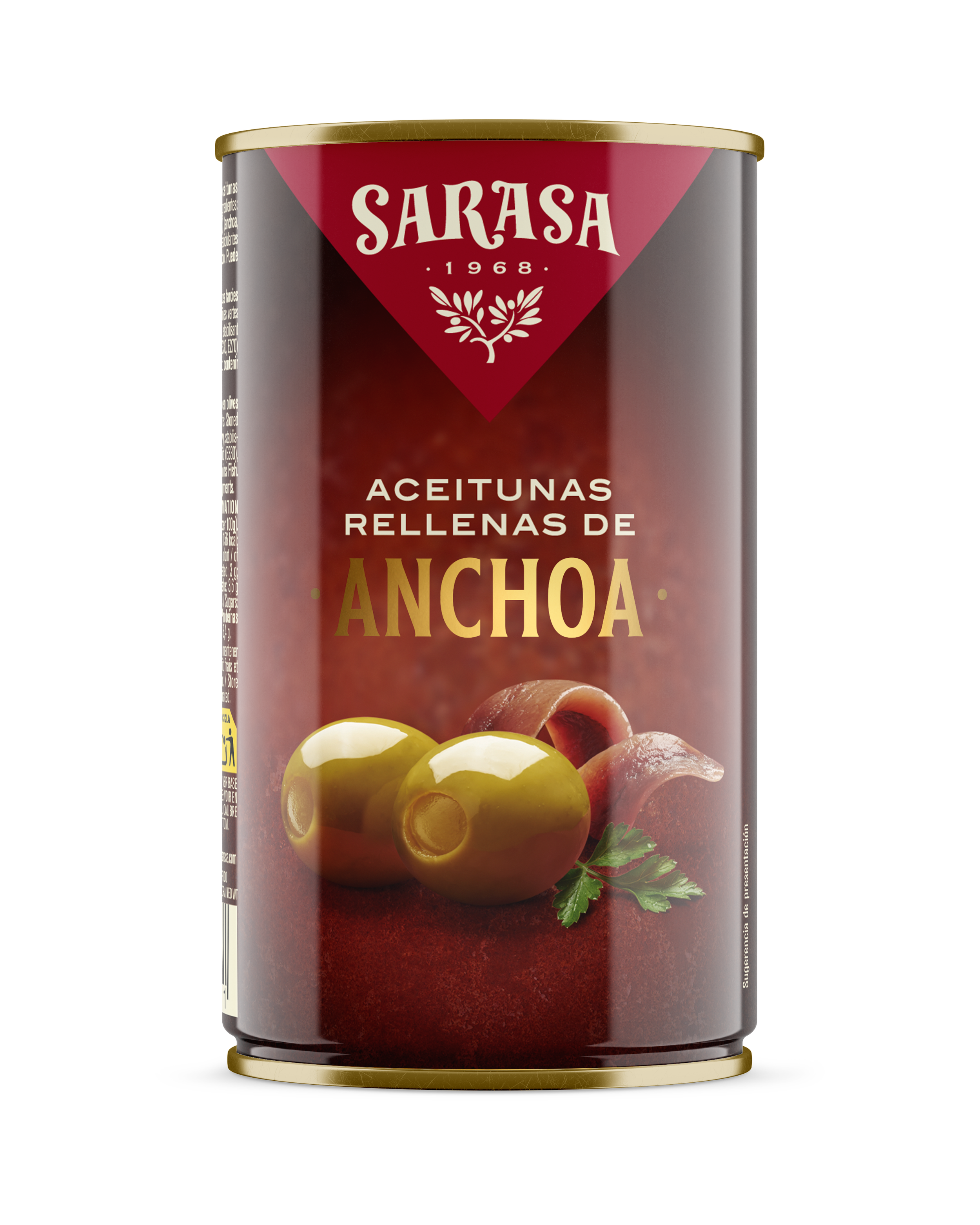 Aceitunas verdes rellenas de anchoa 150/350 g