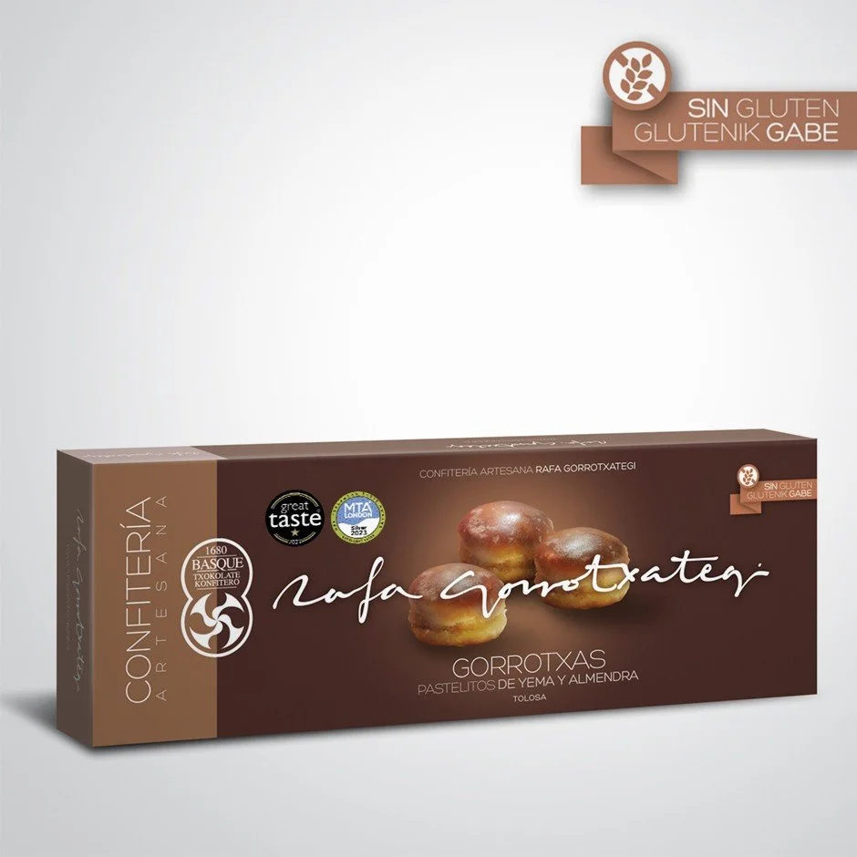 GORROTXAS – macarons vascos con yema y almendra (180 g / 6 uds.)