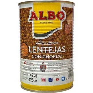 Леща с чоризо; 425 гр