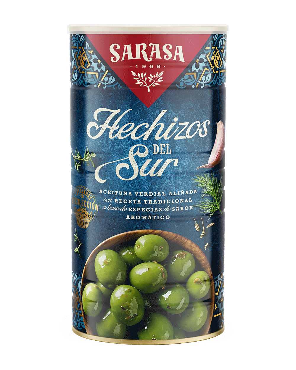 Aceitunas "Hechizos del Sur" 750/1.450 g