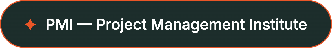 Logo du PMI - Project Management Institute.