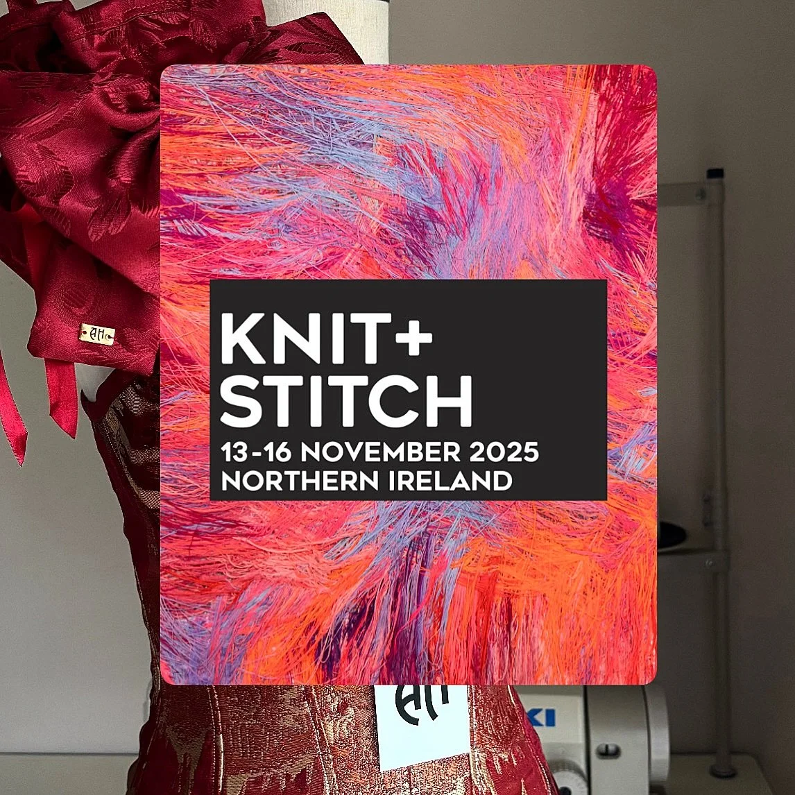 🎉 GIVEAWAY TIME 🎉
🚨 I am so buzzing to announce that the AMAZING @knitandstitchshows has teamed up with me for an exciting giveaway! 🚨

You could WIN a ticket for you + your plus one to the Knit &amp; Stitch Show coming this November , 3 sets ava