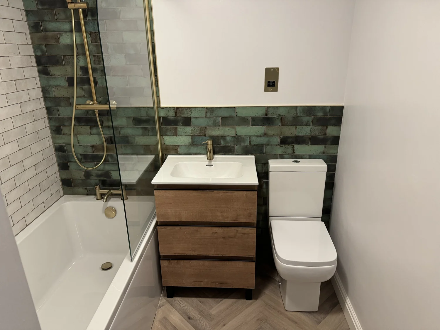 Finished bathroom project