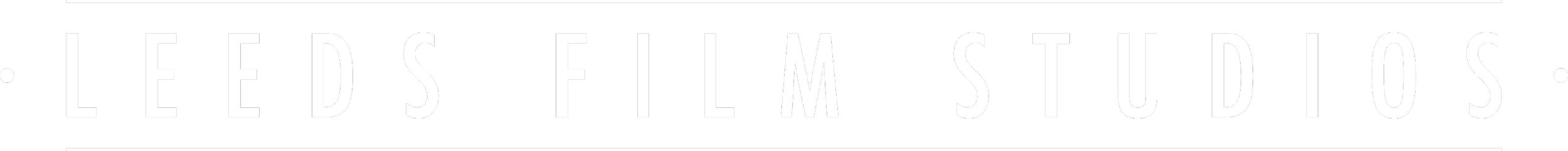 Leeds Film Studios logo in black and white.