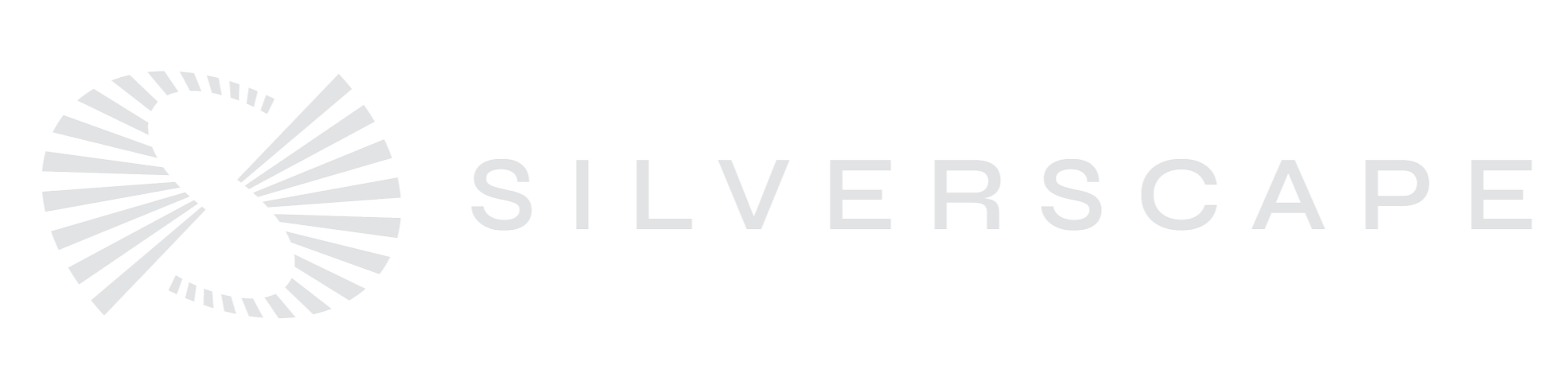 Silverscape logo with stylized 'S' made of slanted lines and the word 'SILVERSCAPE' in uppercase letters.