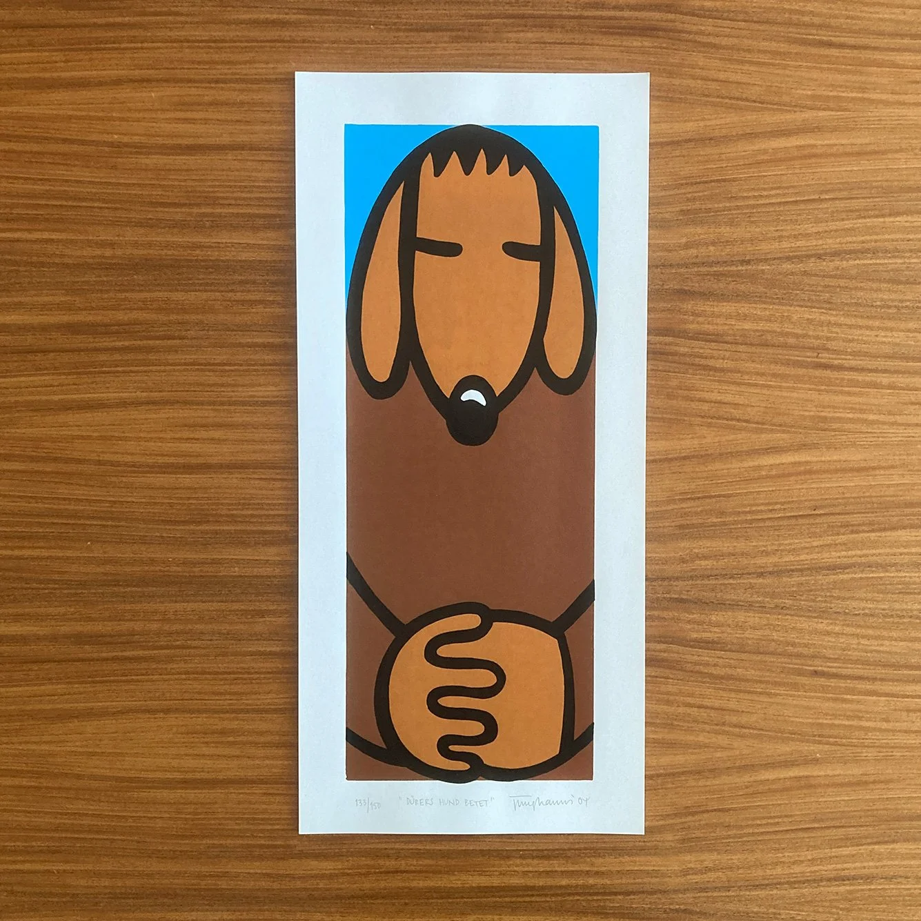 DÜRERS HUND BETET