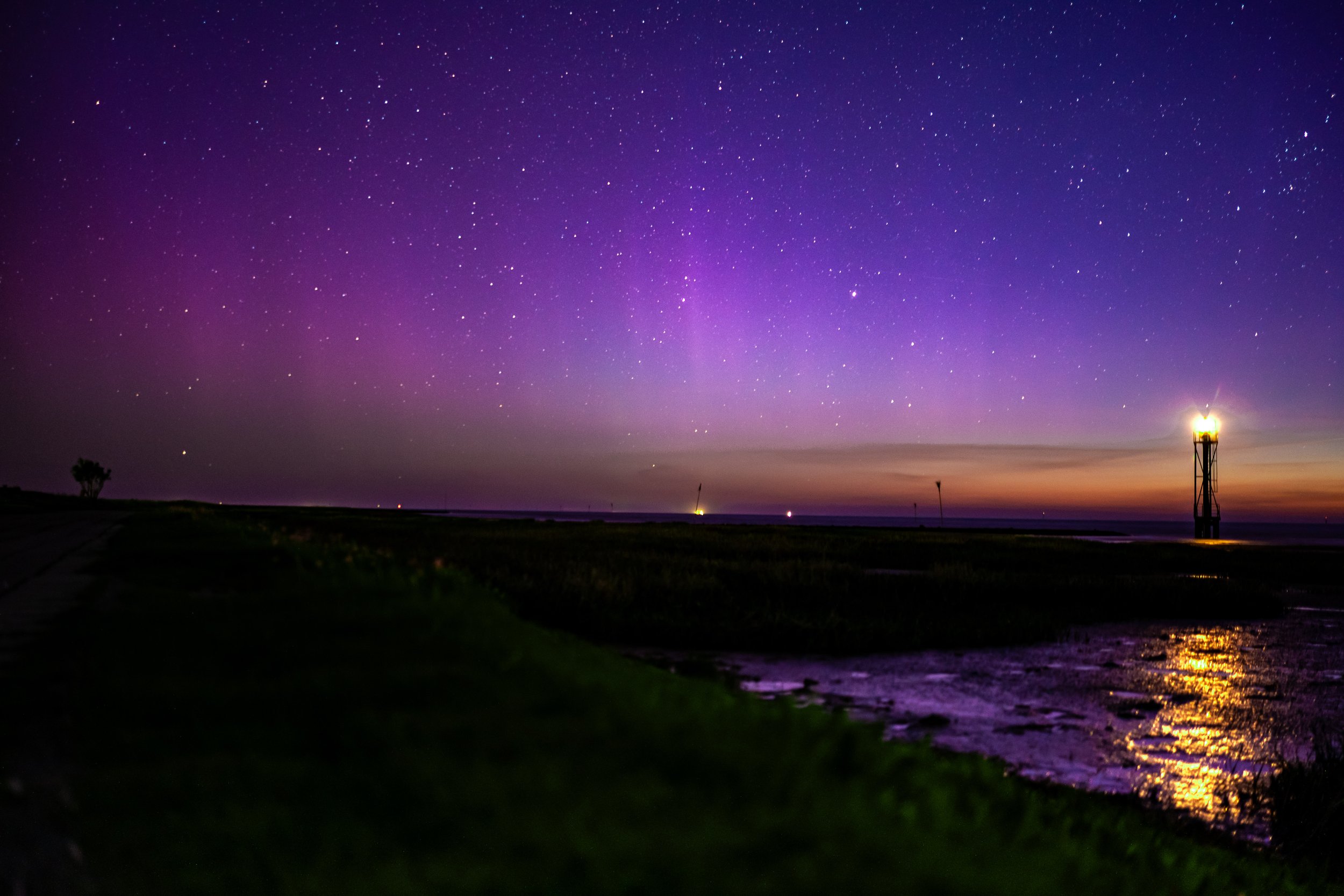 Polarlichter in Fedderwardersiel