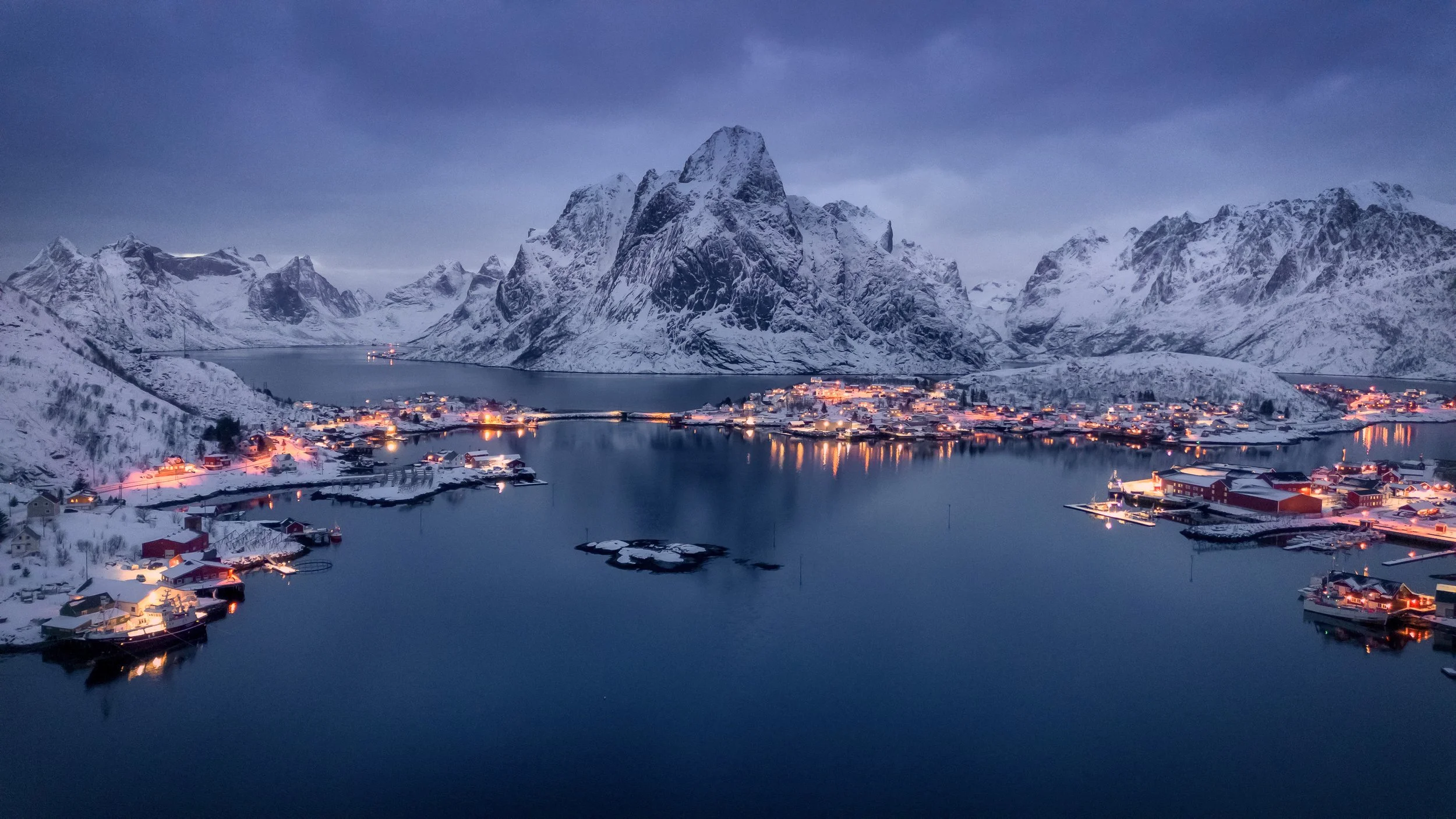 Reine in der blauen Stunde