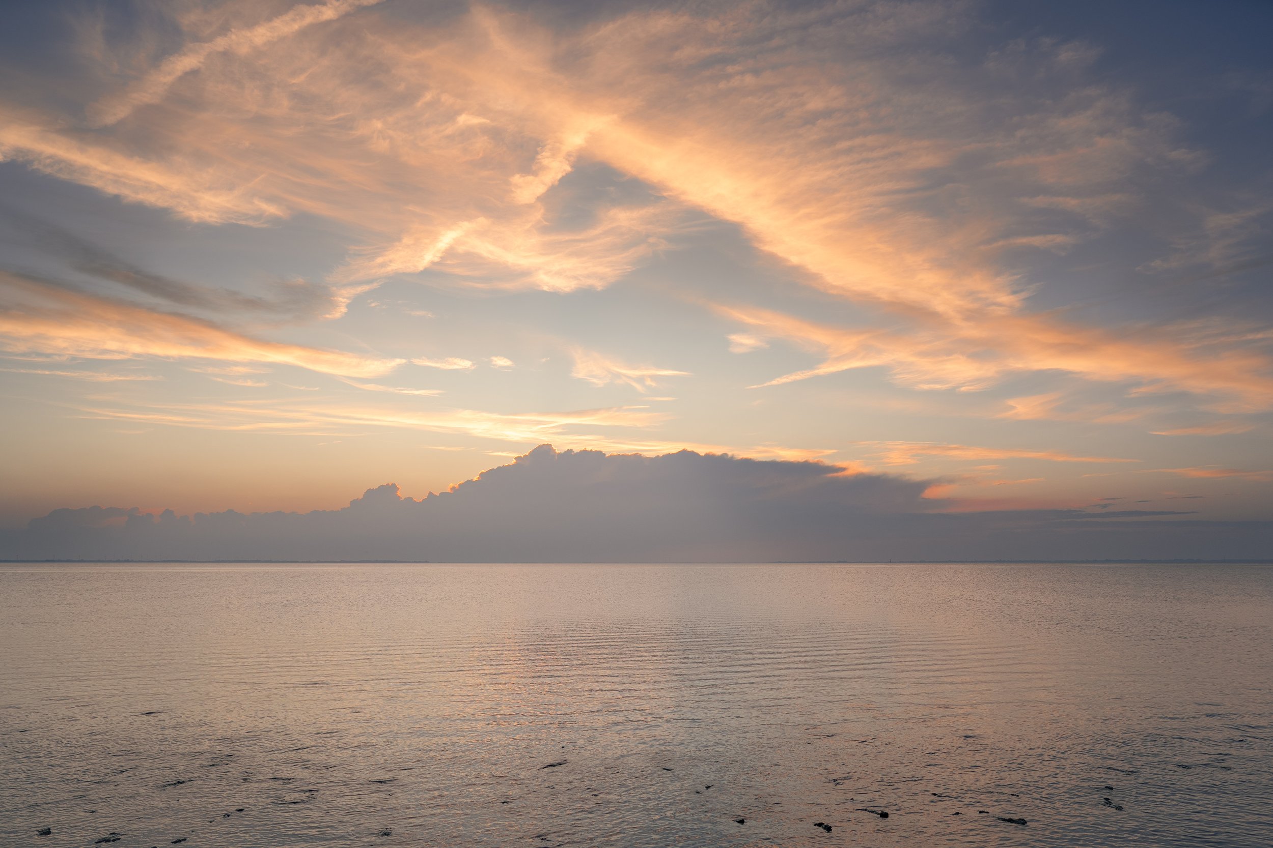 Blick auf die Nordsee in Butjadingen