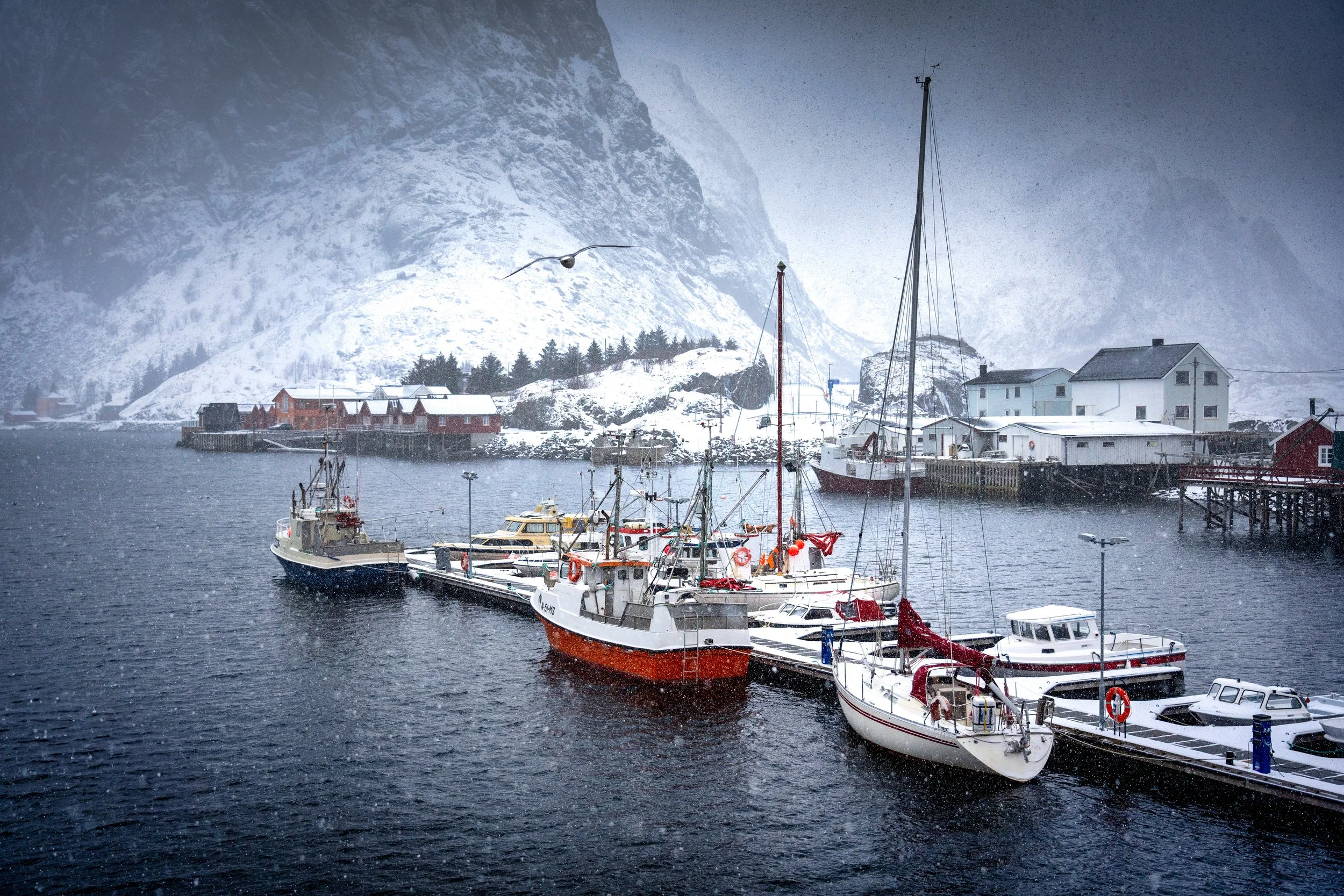 Der Hafen von Hamnoy