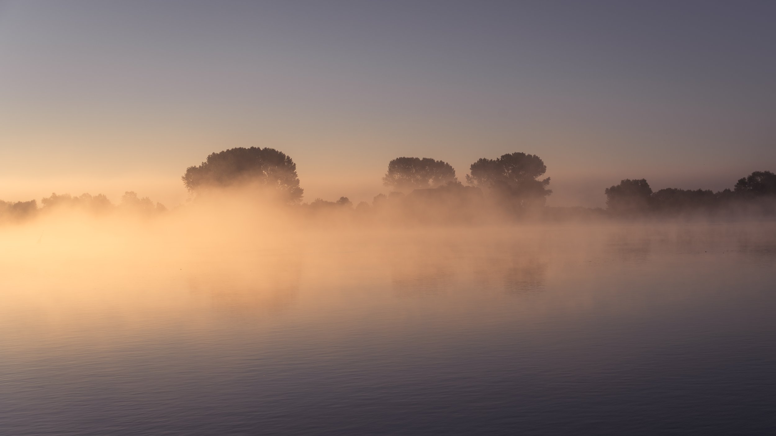 Morgens auf der Weser