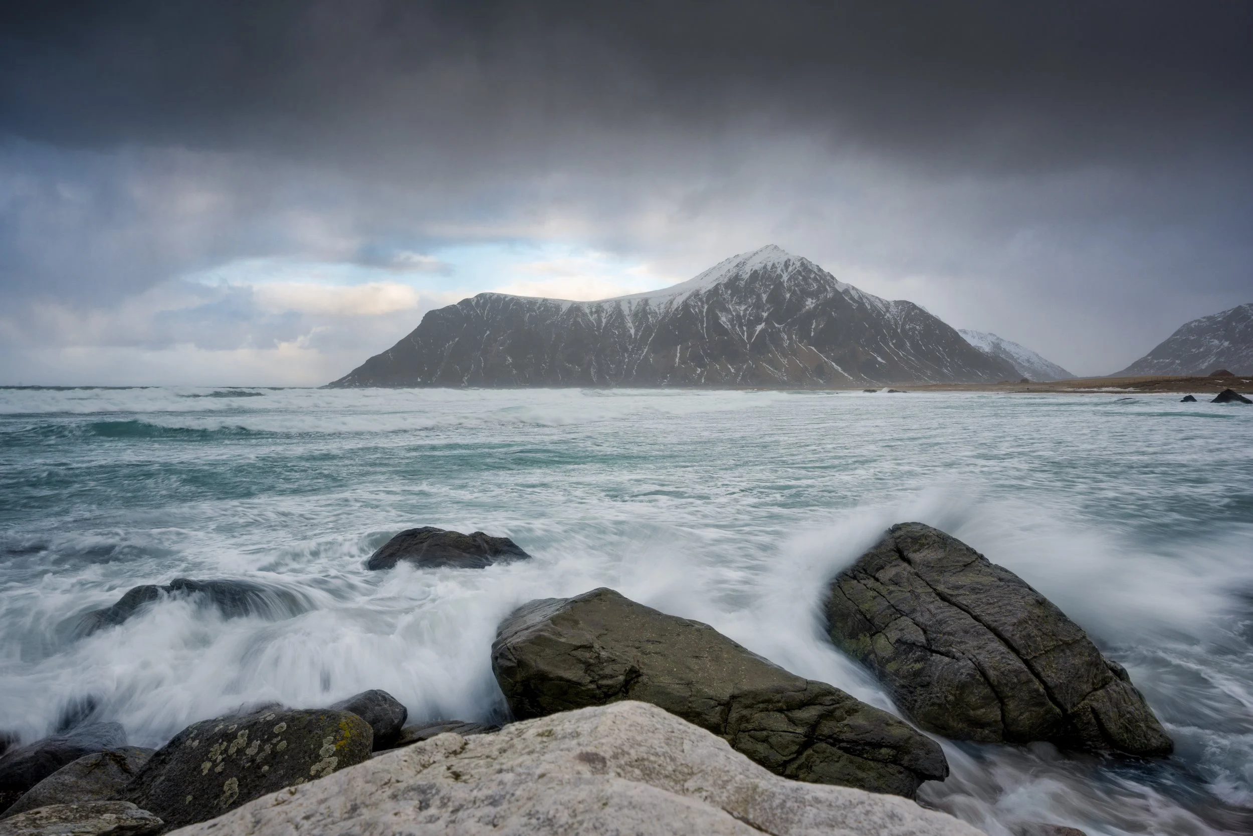 Skagsanden bei stürmischem Wetter