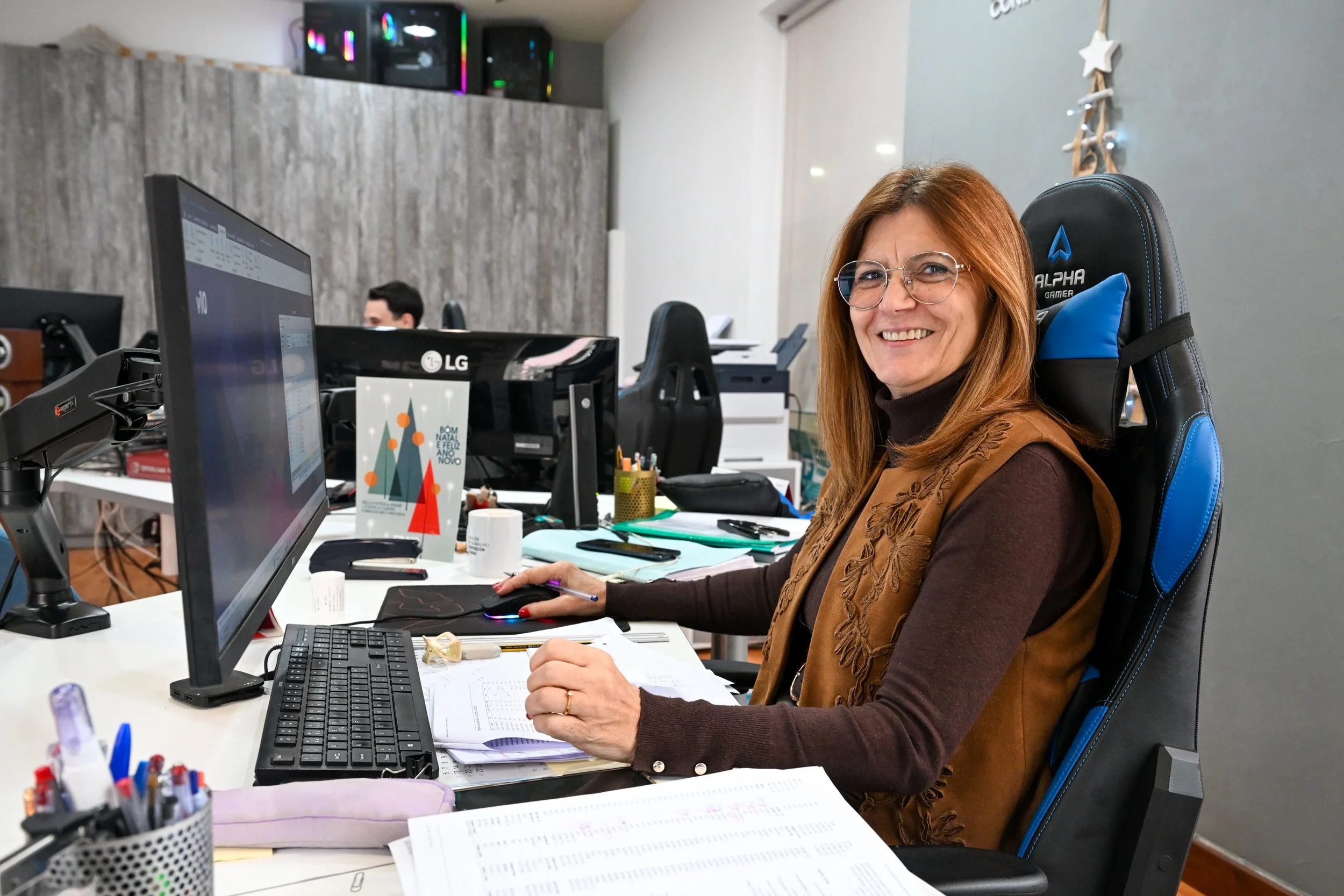 Isabel Fonseca, técnica de contabilidade da equipa ANASR na Covilhã
