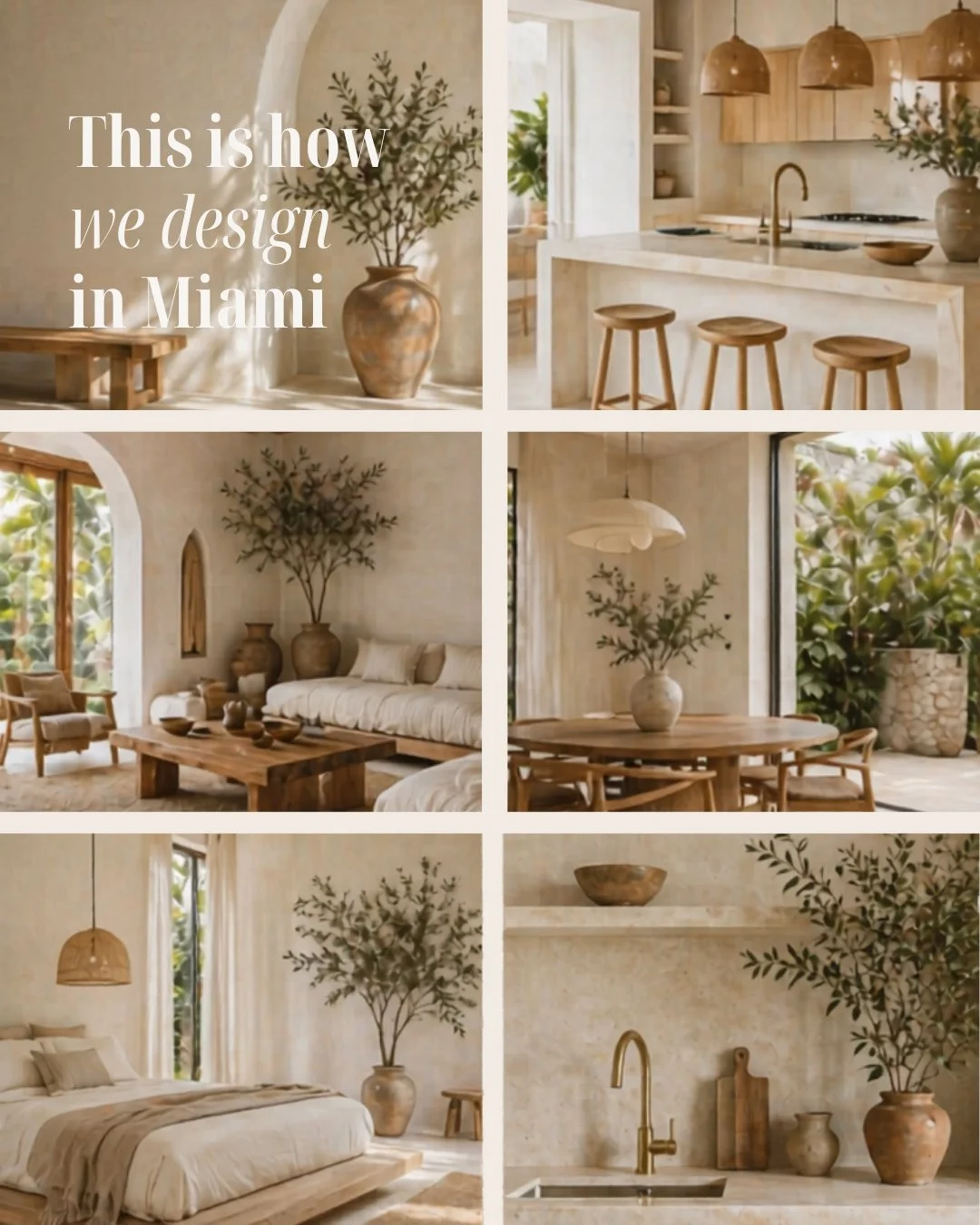 This is not Tulum or Ibiza. Could be your Miami home. At Studio Andreea Franca we take that vacation vibe and bring into our sunshine city. Why not feel that vacation vibe on a daily basis?⁠
⁠
#MiamiInteriorDesign #MiamiLuxuryHomes #CoconutGrove #Coa