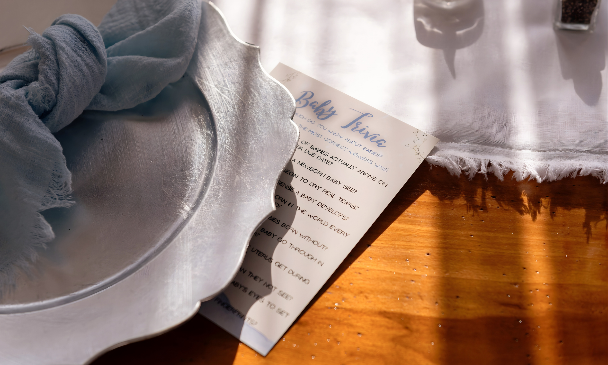 A Beary Sweet Winter Baby Shower