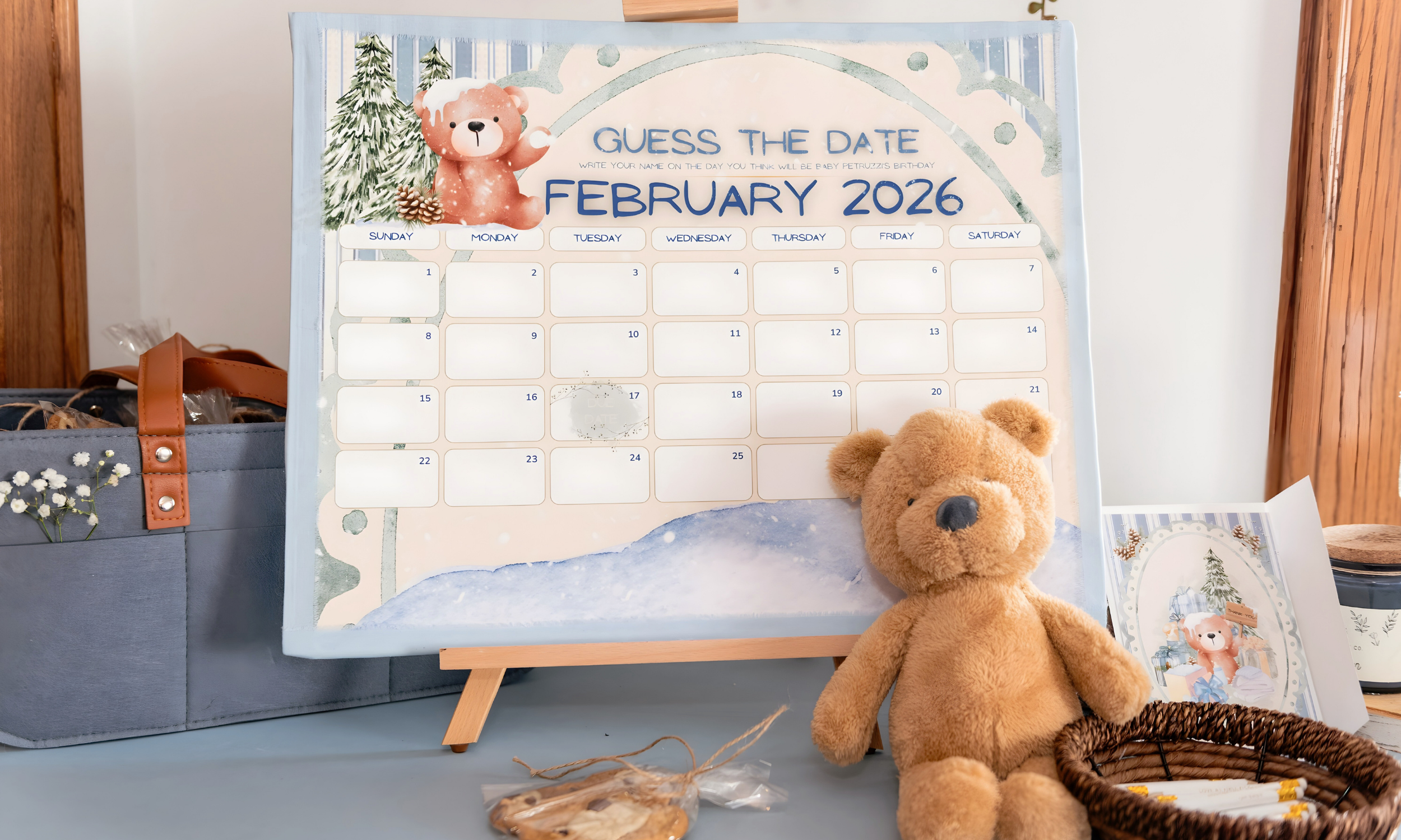 A Beary Sweet Winter Baby Shower