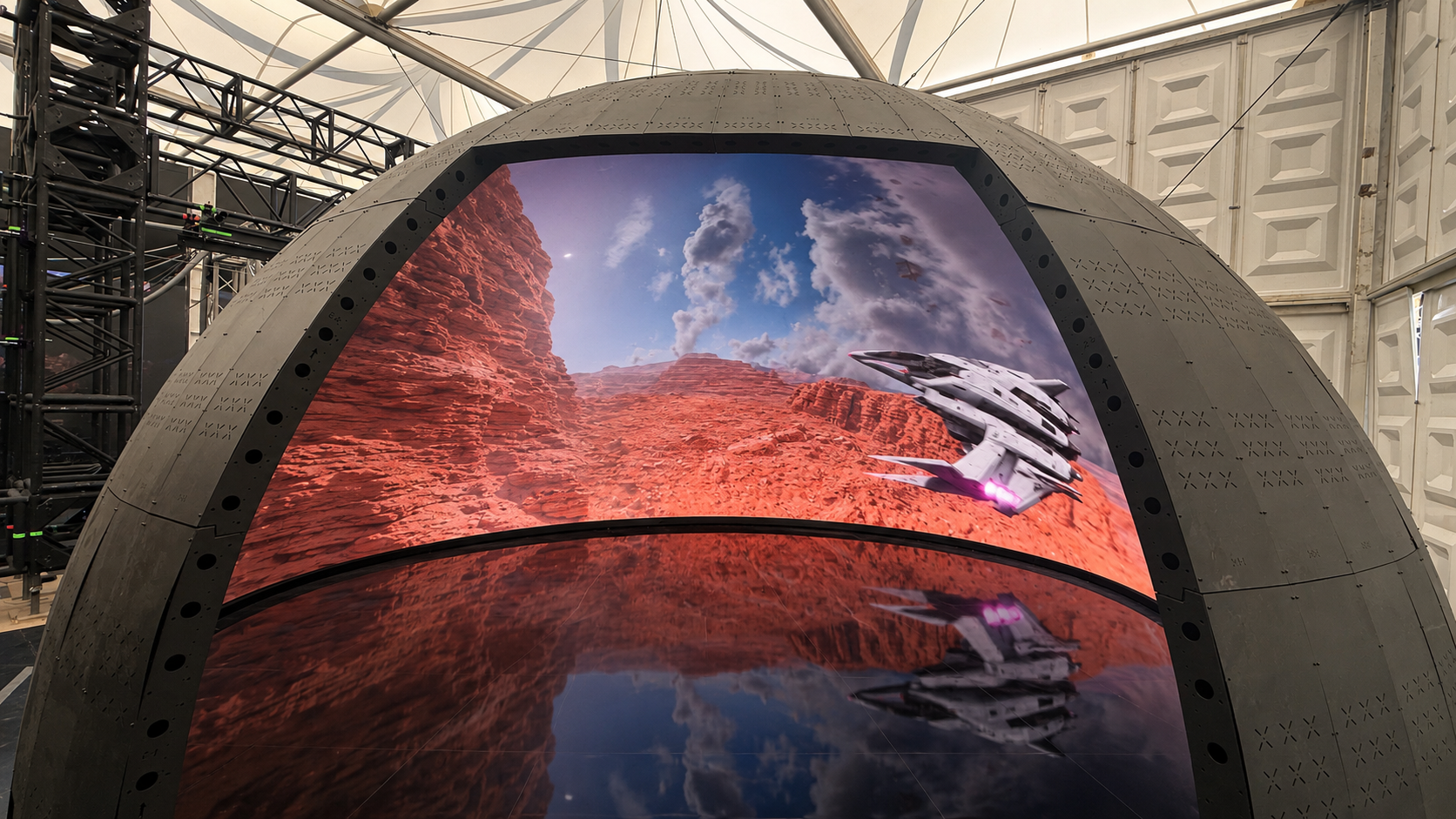 270 immersive LED dome Parachute Studios